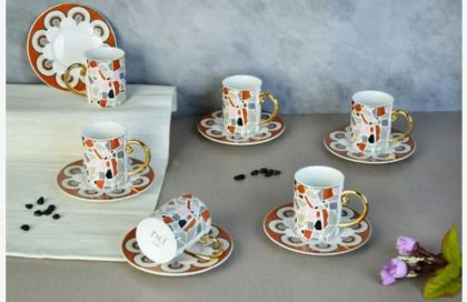 سرویس قهوه خوری 12 پارچه پاچی کد 1683
