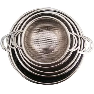 ست آبکش استیل پانچ مدل 6 تکه